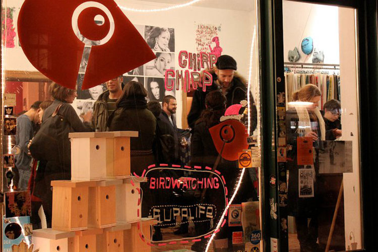 Graphic BirdWatching event at Supalife Kiosk, Berlin