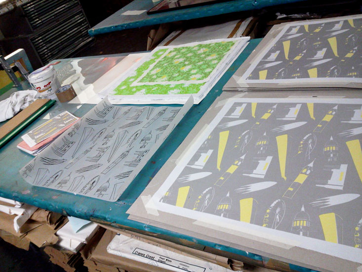 screen printing table